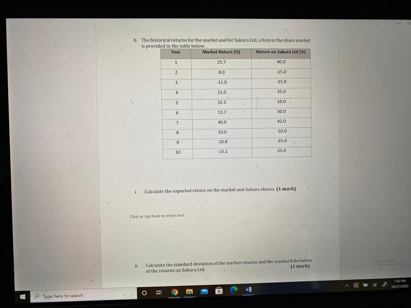 systematic risk and unsystematic risk. Explain each of these components of risk