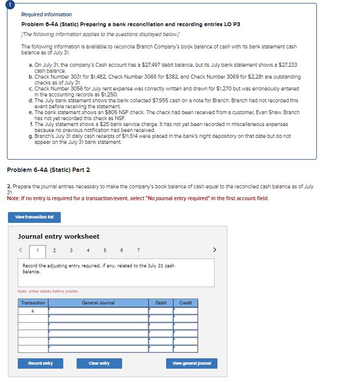 entrles LO P3 [The following information applles to the questions displayed below.]