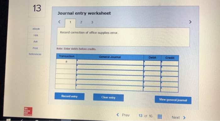 accrue office supplies expense of $2.200. In January 2018, when it received