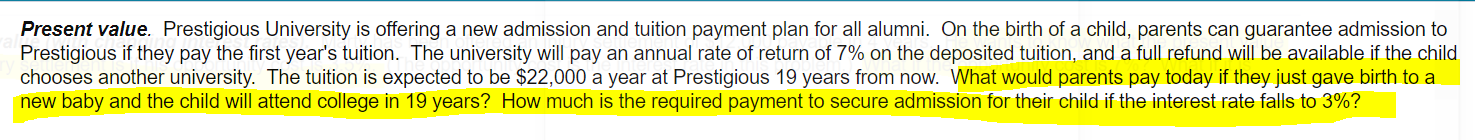 injury settlement of $12,000 payable in 4 years. He wants to know