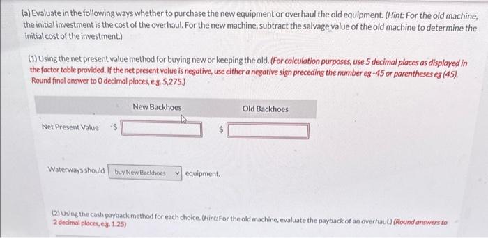 for capital investments. The company chose its discount rate of 8% based