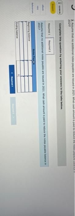 What amount of cash dividends is paid during 2021? 2. Assume that