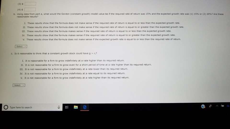 to the nearest cent. Thank you. Investors require a 7% rate of