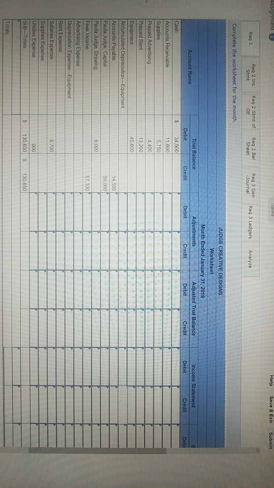 chart is the second half. Paula Judge owns Judge Creative Designs. The