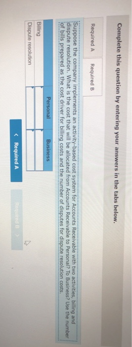 computer is built, it is shipped to the customer. Billing for all