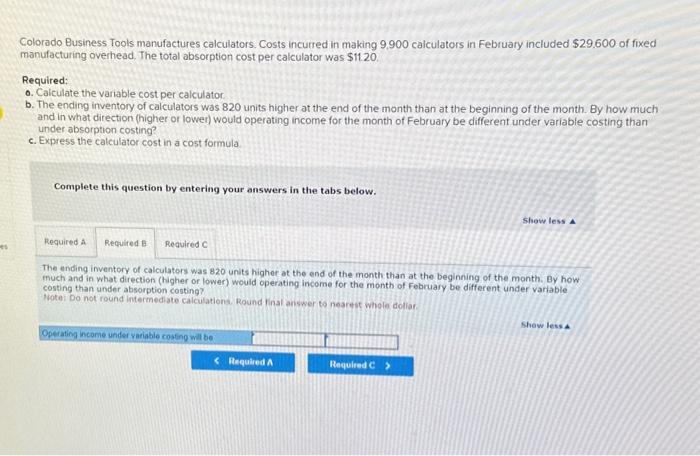  Hello this is all one problem with ABC section so please