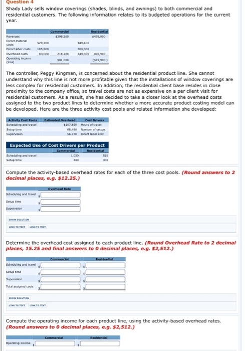 Please please please help with accounting?! uestion 4 Shady Lady sells window