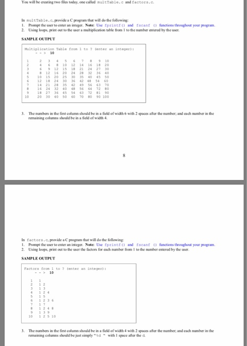 lab retums to the program you wrote for Lab 4. The first