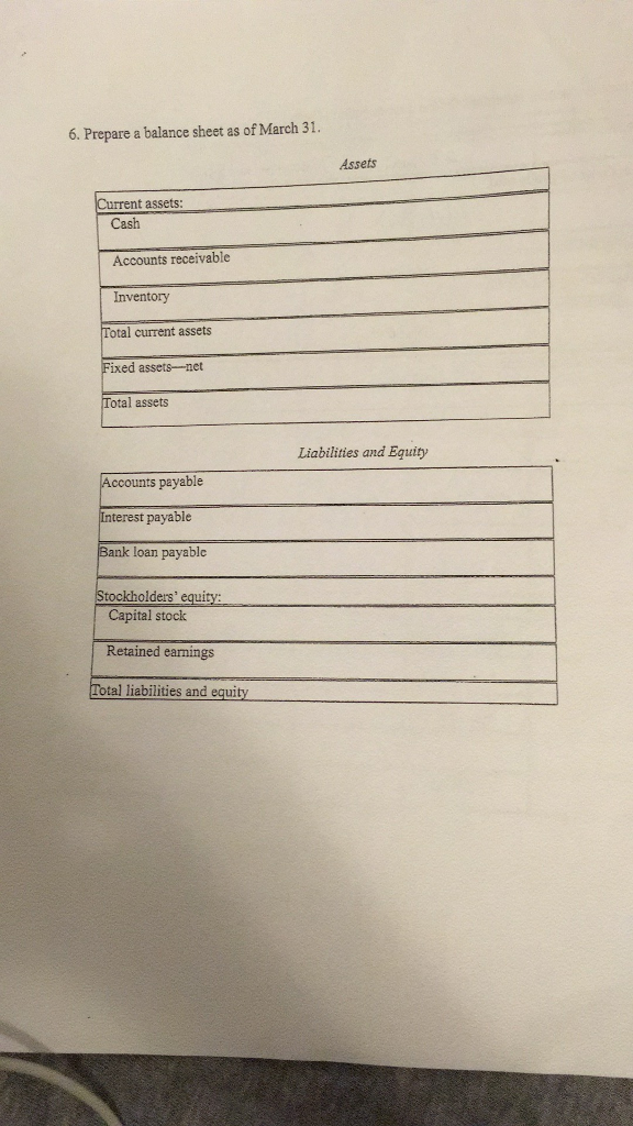 of Picanuy Corporation, a wholesale distributor of consumer goods: Current assets as