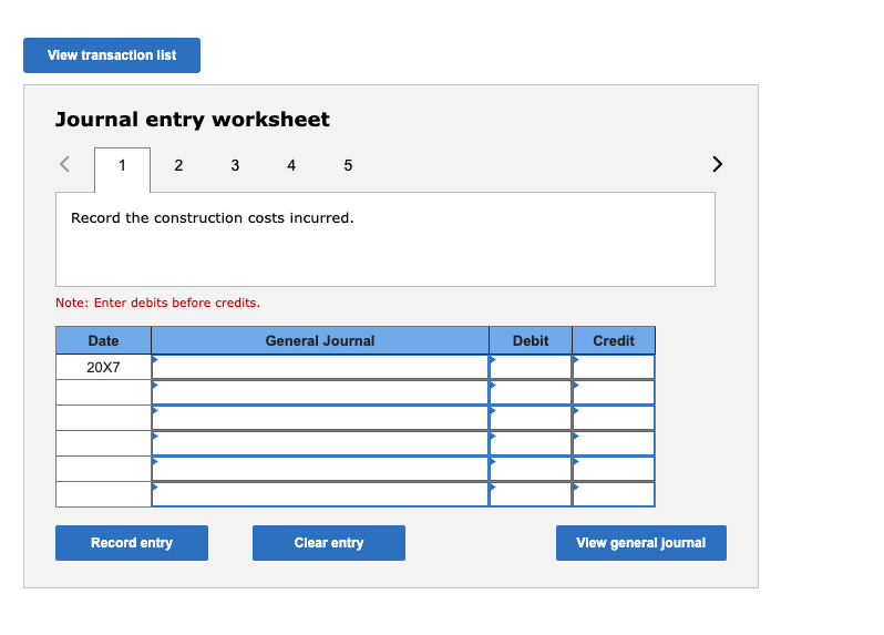 began under the contract on 1 July 20X5, and was completed on