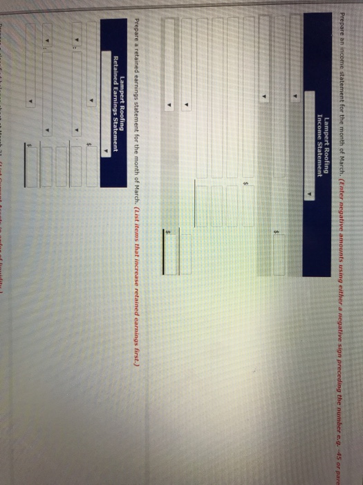 4-1A The trial balance columns of the worksheet for Lampert Roofing at