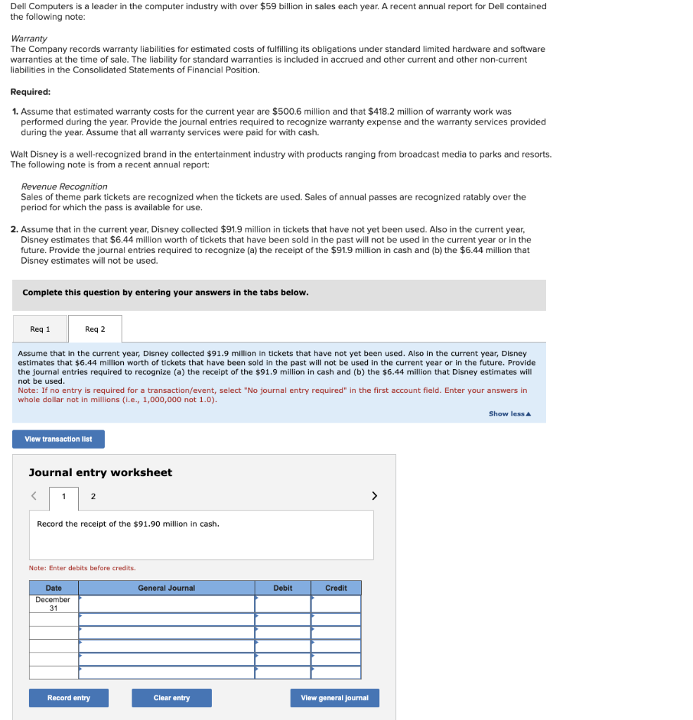 $59 billion in sales each year. A recent annual report for Dell