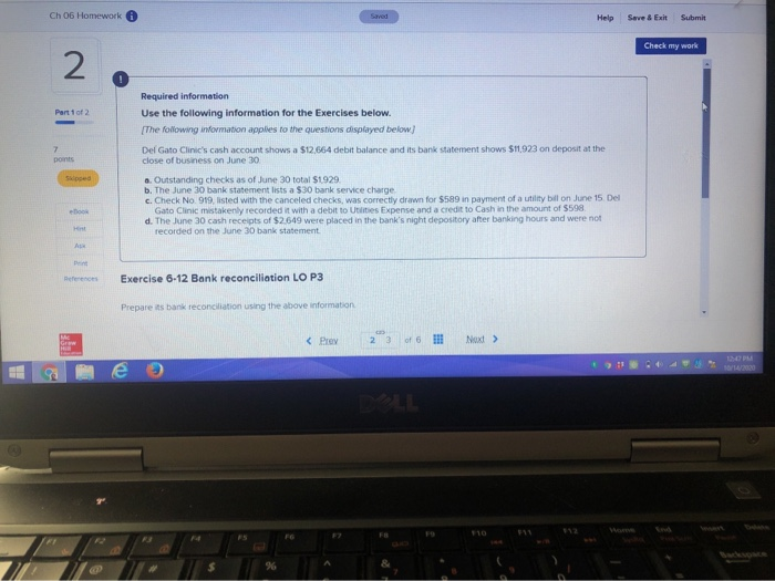 Ch 06 Homework Help Save & Exit Submit Check my work