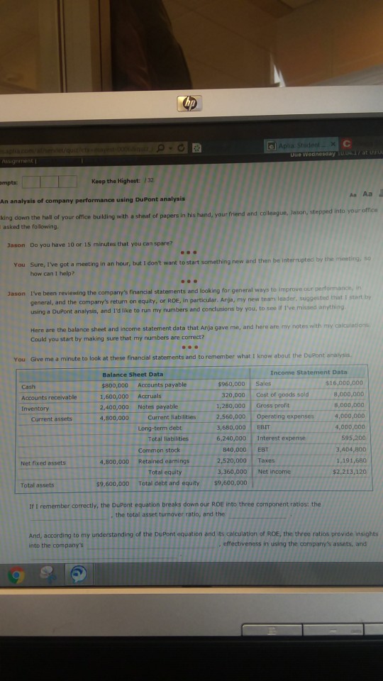 please solve all parts completely wi 4th information given thanks ue Wednesday
