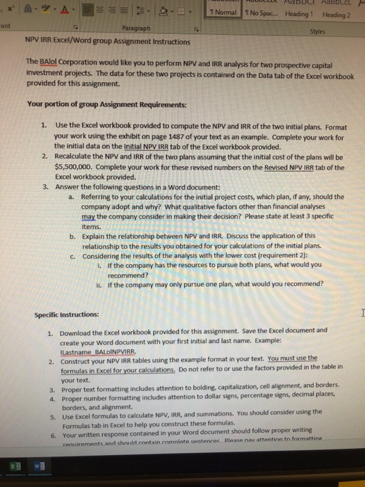 need help on group project, I really need this completed correctly because