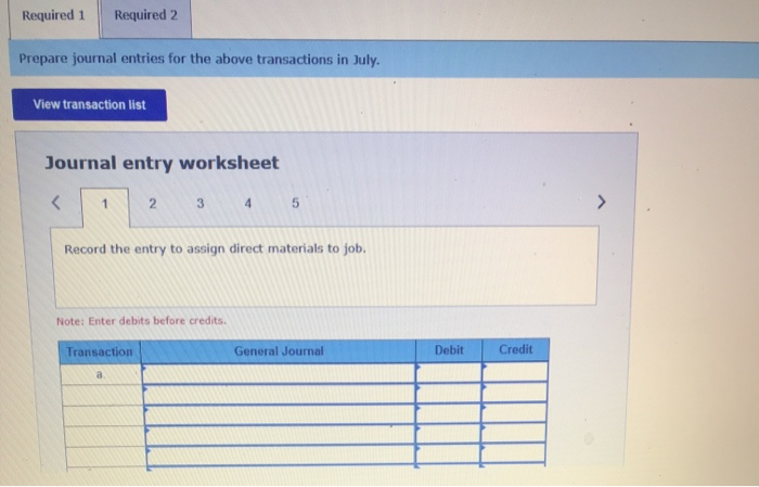 that time, its job cost sheet reports direct materials of $8,300, direct