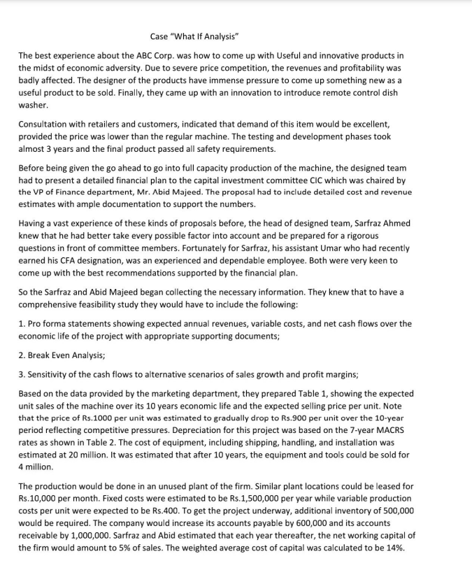 solve the question not theory but numerical Using the base case estimates