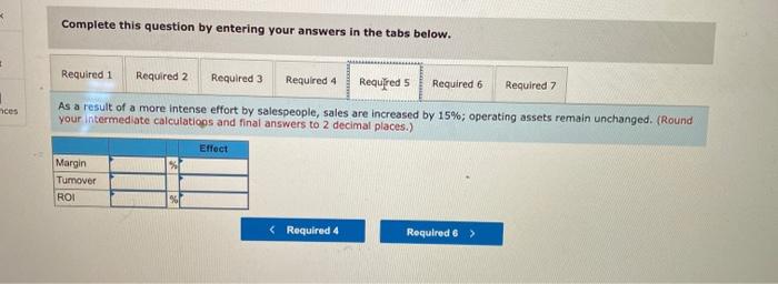 average operating assets of $506,000 during the year. Required: 1. Compute the