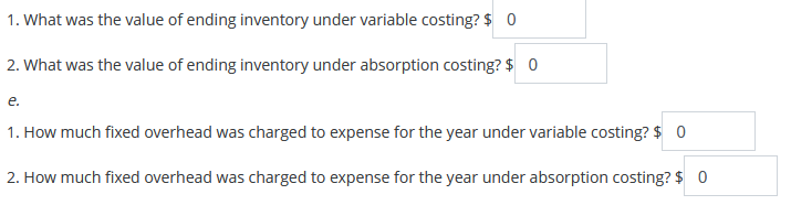 business, Ollie's Olive Oil produced 104,000 quarts of olive oil. During its