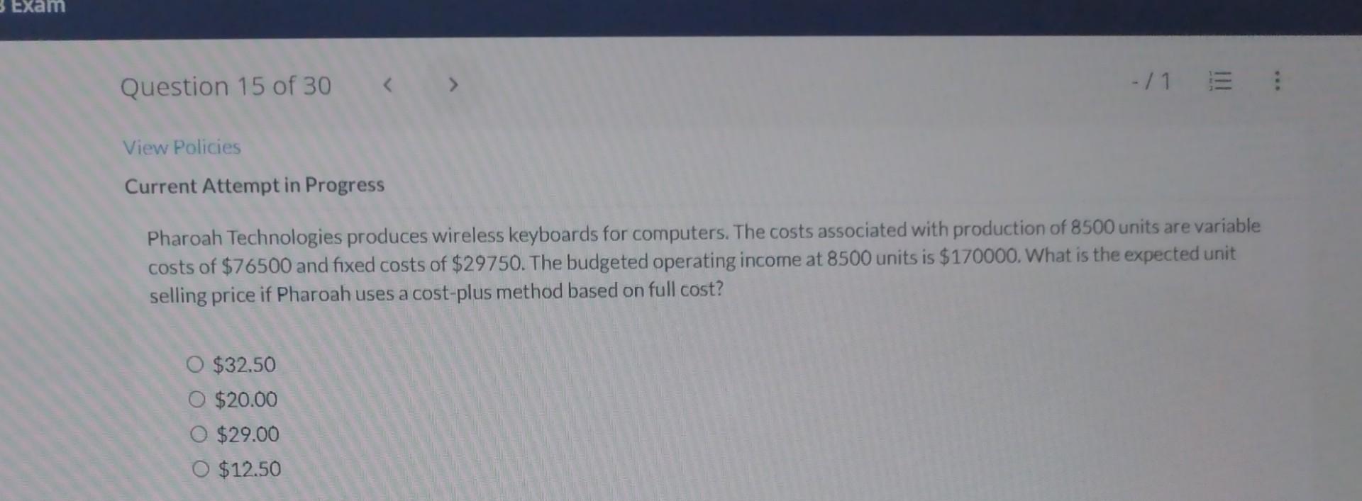  Current Attempt in Progress Pharoah Technologies produces wireless keyboards for computers.