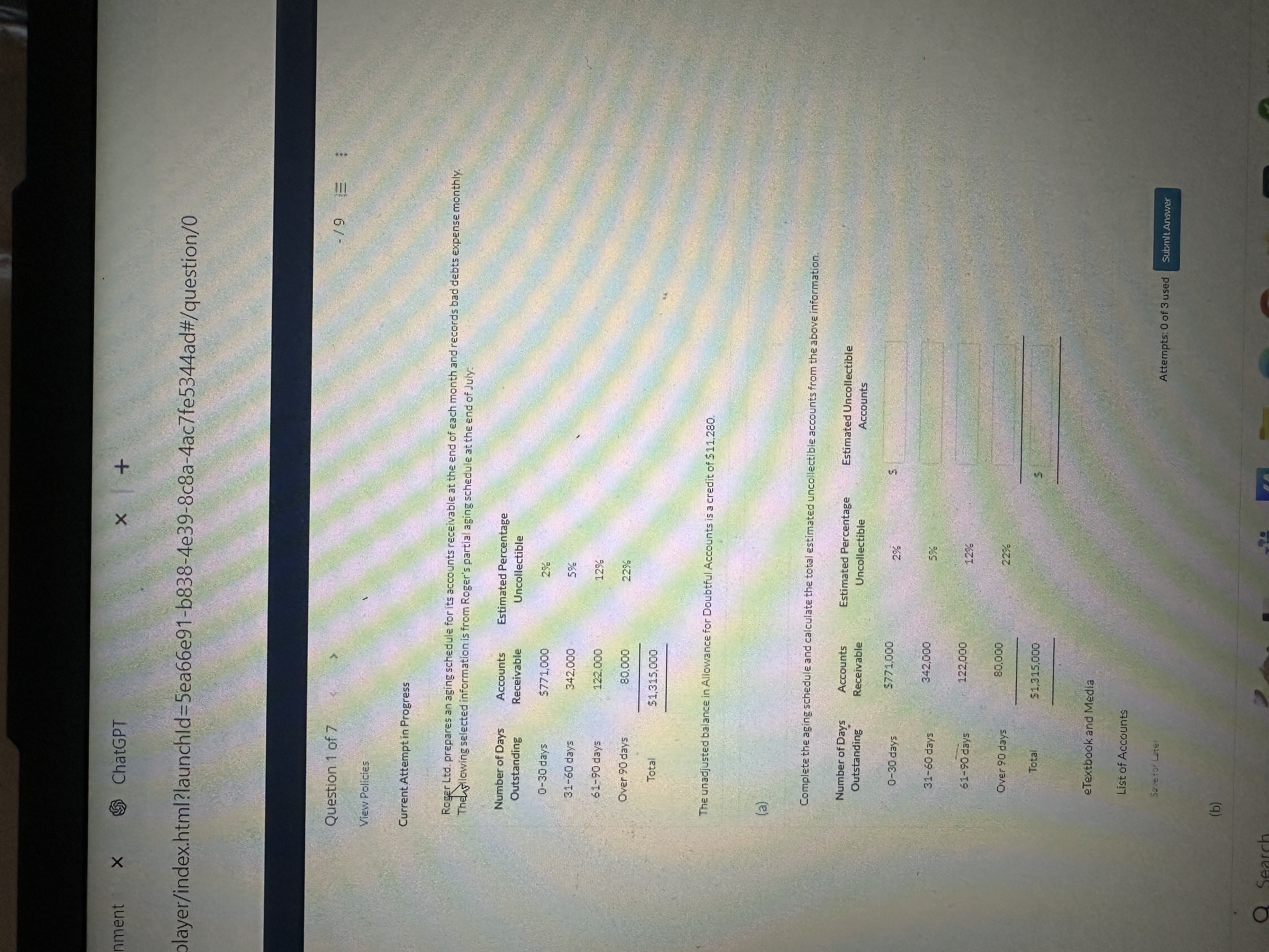  nment ChatGPT olayer/index.html?launchld =5ea66e91-b838-4e39-8c8a-4ac7fe5344ad#question0 Question 1 of 7 View Folicies Current