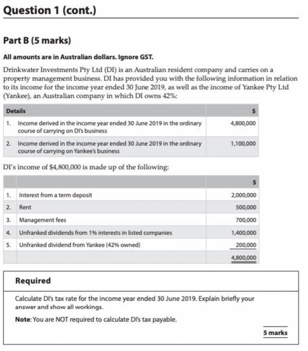 in Australian dollars. Ignore GST. Adam's Bookkeeping Pty Ltd (AB) is a