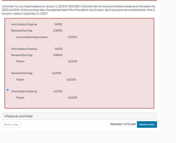 I need help with this question, my answer was wrong. Thanks ullumber