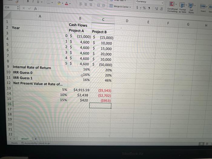(rate, value1, [value2], ...) Excel function to calculate the Net Present Value