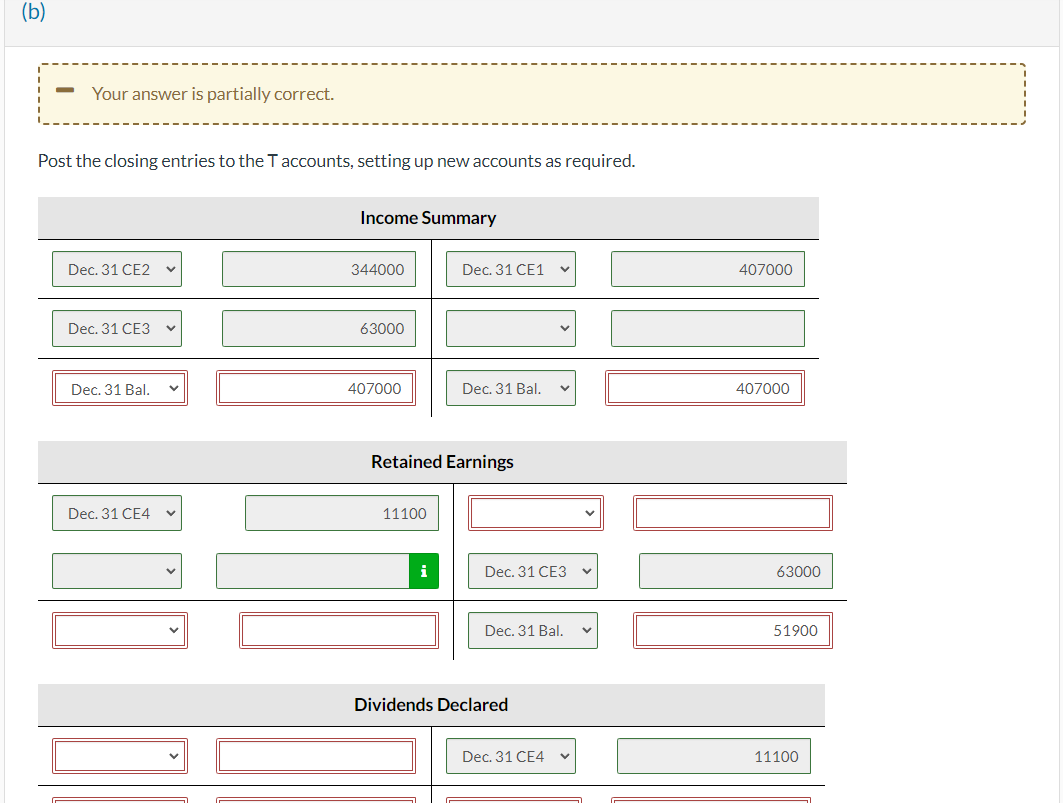 indent manually. List all debit entries before credit entries. If no entry