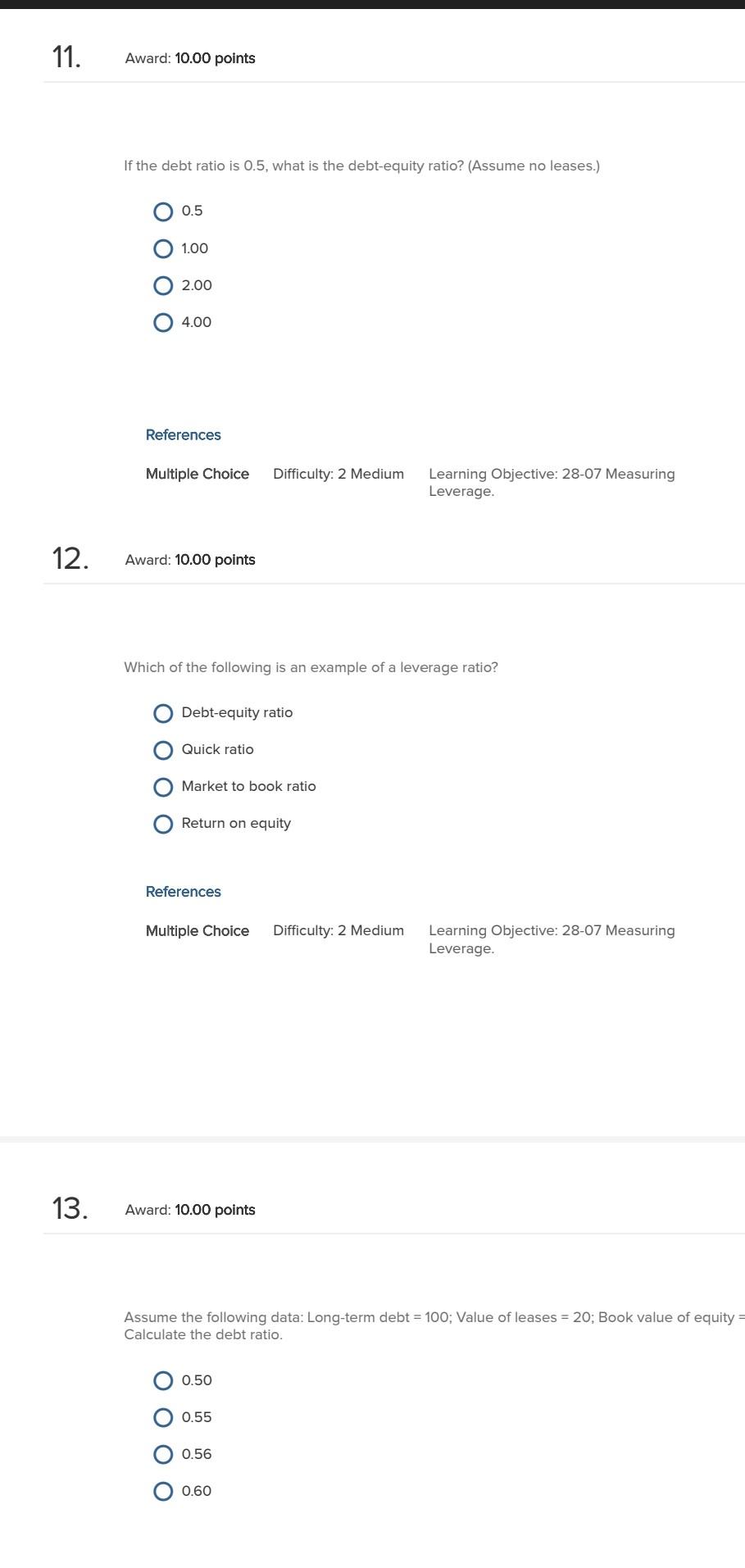 4. employees; 5. bondholders; 6. management I and II only I, II,