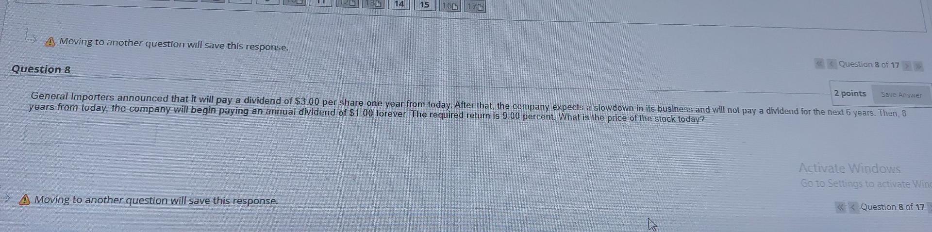 14 16 17h L A Moving to another question will save