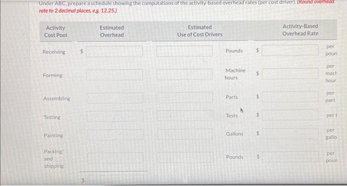 J rate to 2 decimal places, es. 12.25 .) Under traditional product