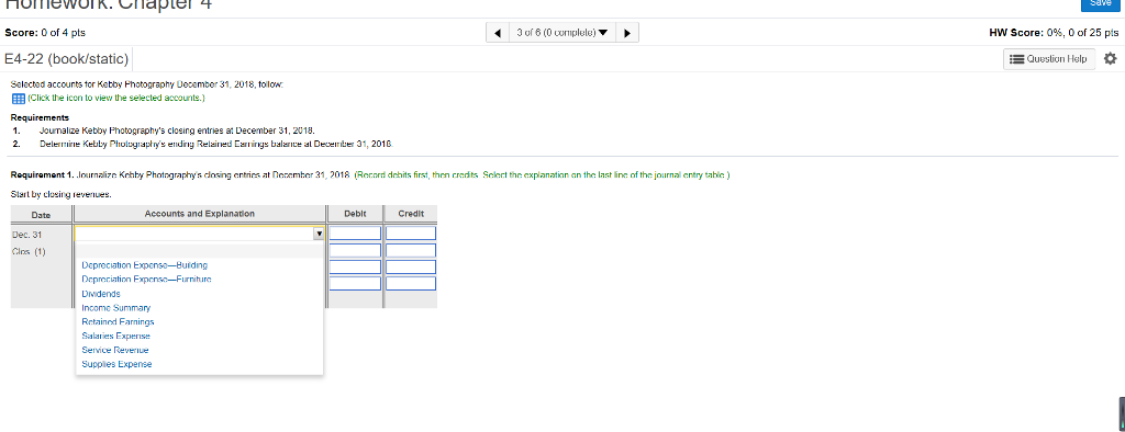3 of 6 (0 complete) Hw Score: 0%, 0 of 25 pts