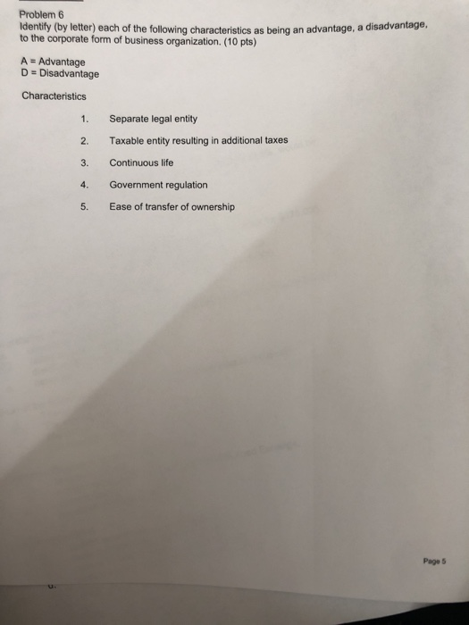 equity section of Nance Corporation shows: Common stock ($5 par value) $1,500,000;