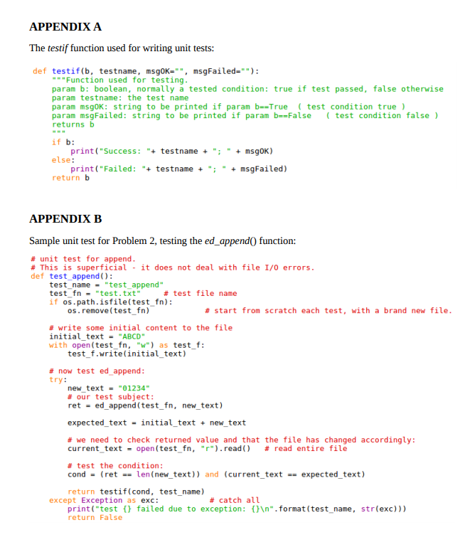 programming language, like Python. All commands take as input, at minimum, the