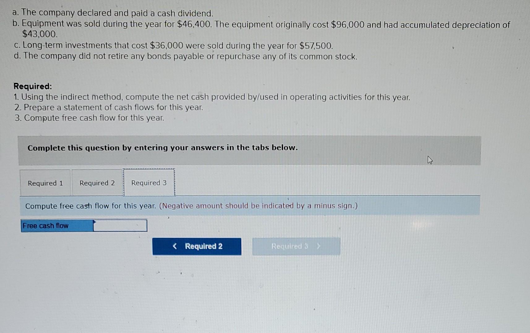 reported a large net income for the year, and also issued both