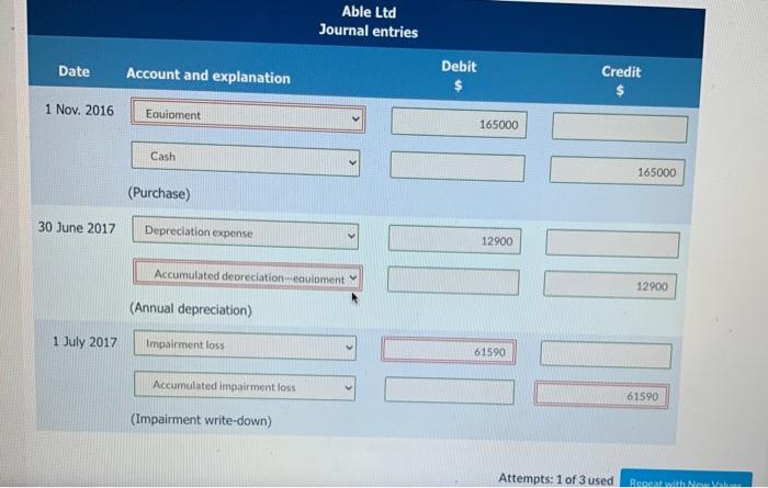 2016 for $ 165,000. The estimated useful life of the machinery is