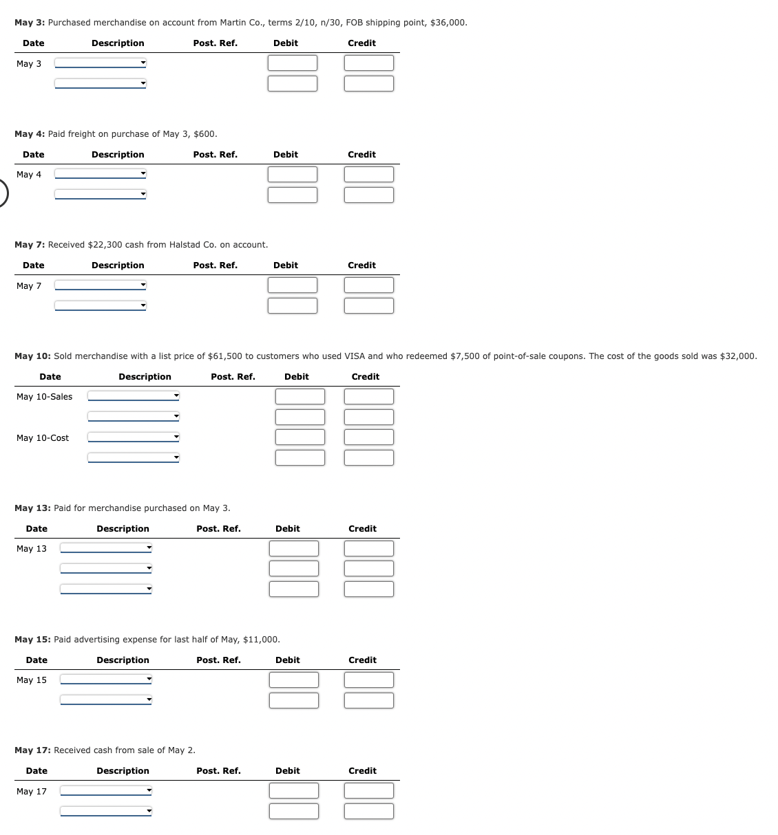 of the fiscal year. If an amount box does not require an