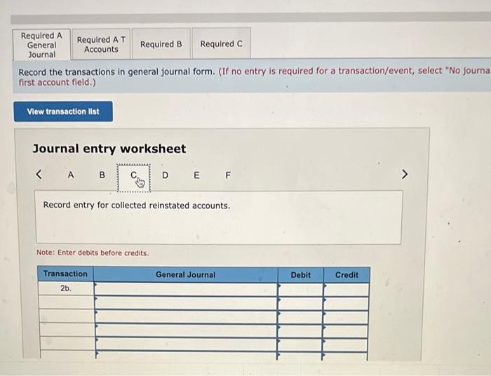 the balance in the Allowance for Doubtful Accounts was $2,800. During Year