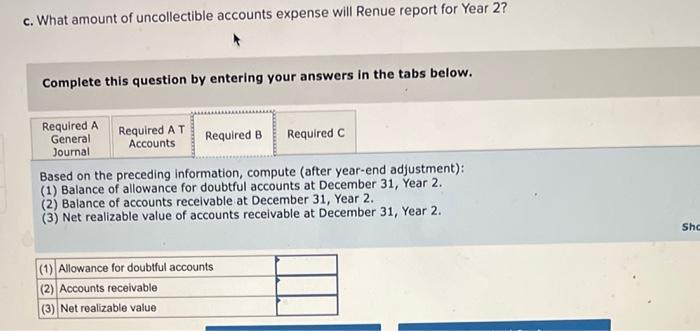 estimated to be 1 percent of the sales on account for the