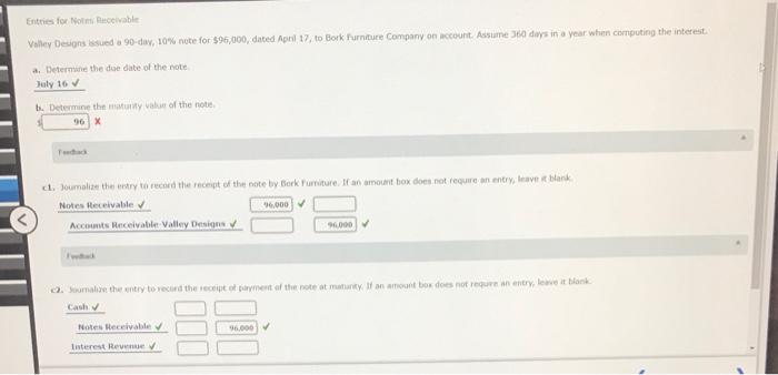  Entries for Norm Decevable Volley Designed a 90-day, 10% note for