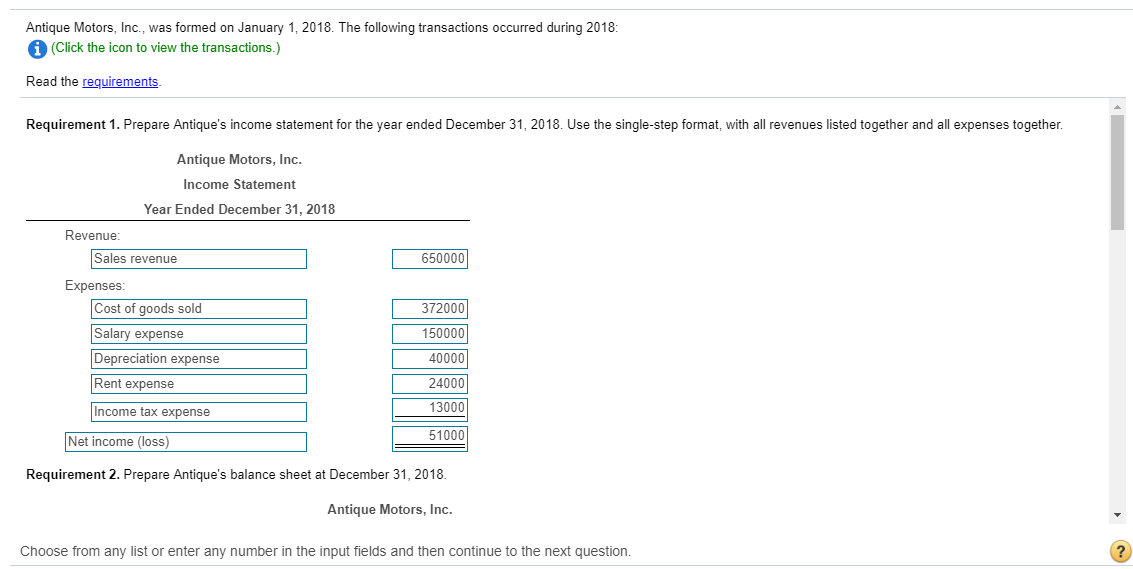 for $575,000. Early in January, Antique made the following cash payments: a.