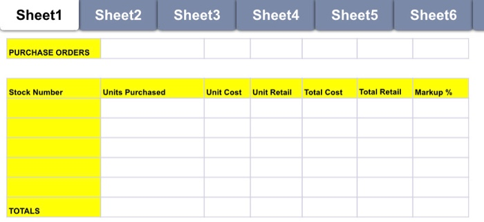 item b. Total retail for each item c. Total cost of all