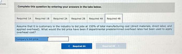 on the Koopers job by $3,000. It seems we're either too high