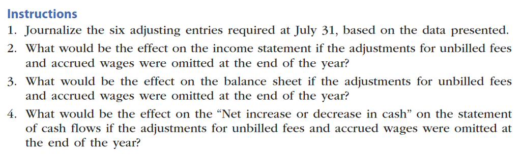 Atlantic Coast Realty at July 31, the end of the current vear,