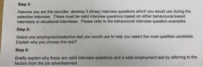 a valid employment test by referring to the factors from the job