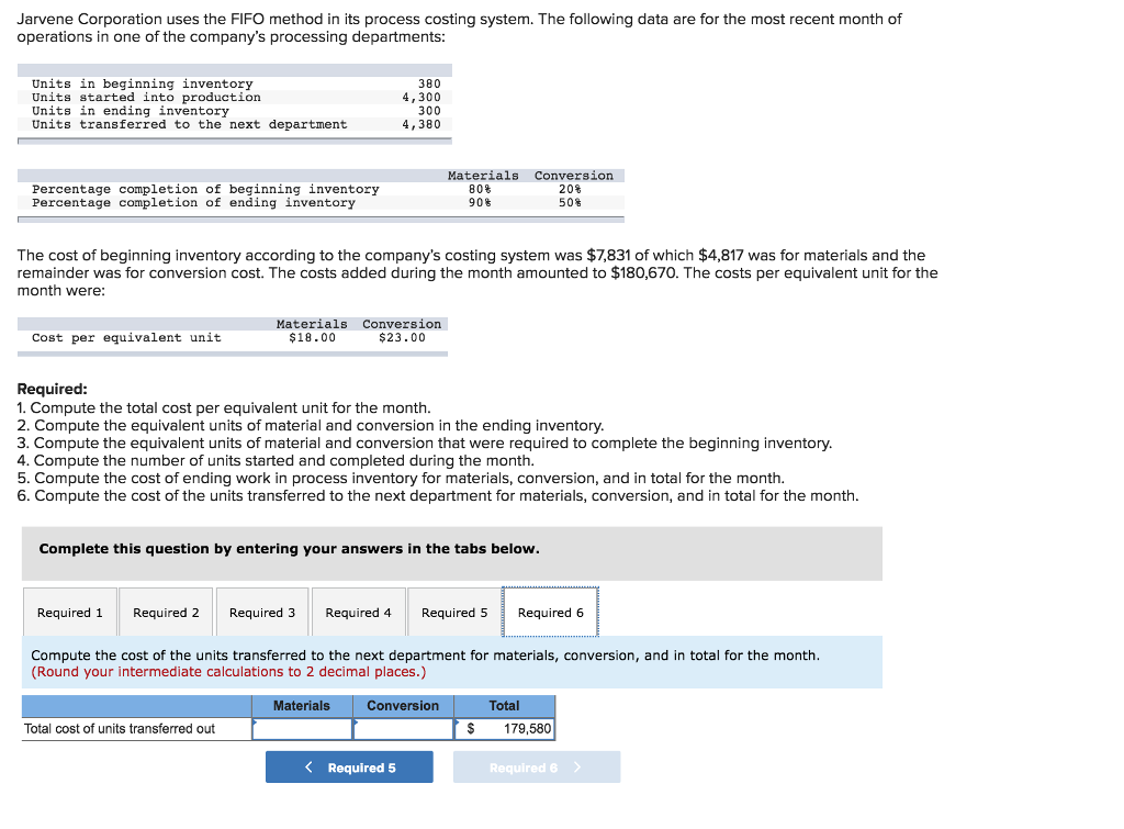  what is the material and conversion? please show workout. thank you