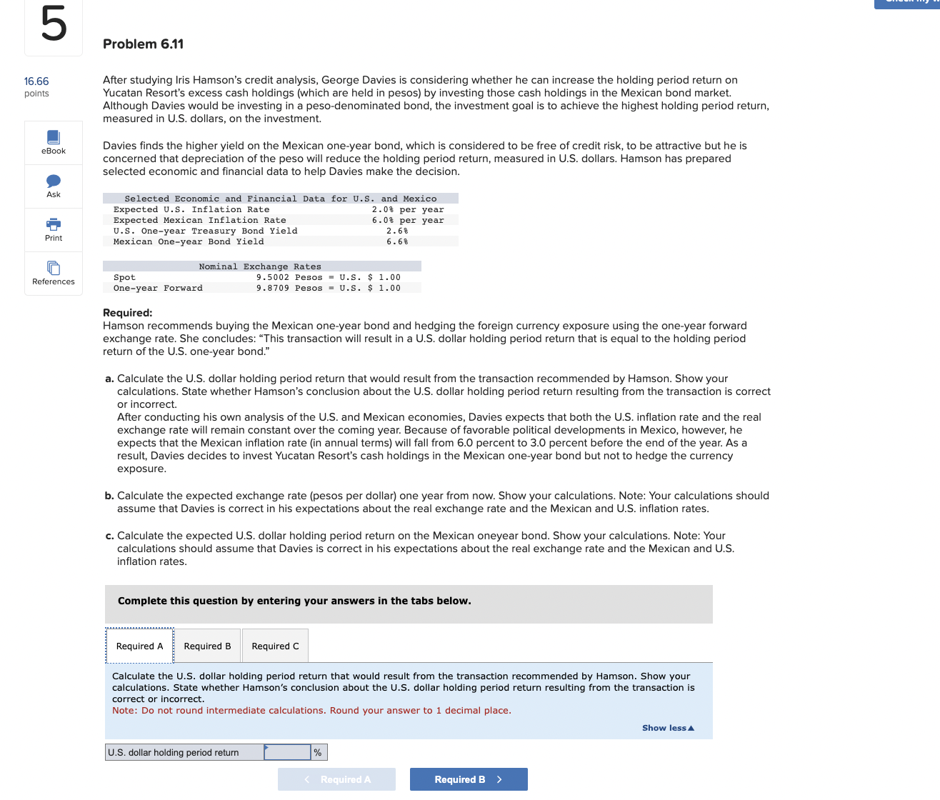  Problem 6.11 After studying Iris Hamson's credit analysis, George Davies is