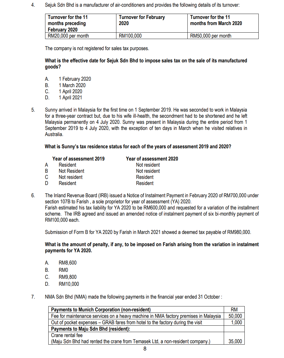 operation of the machine. The technical advice was provided onsite to all