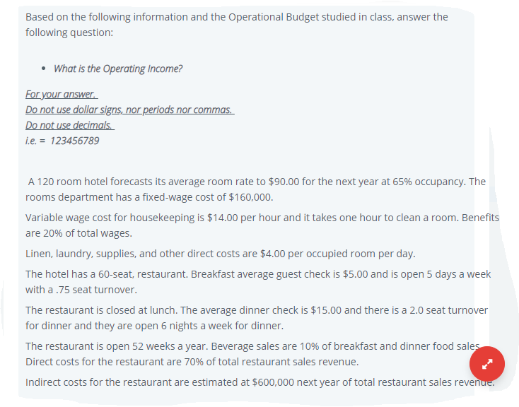 Need a right answer fully sure Based on the following information